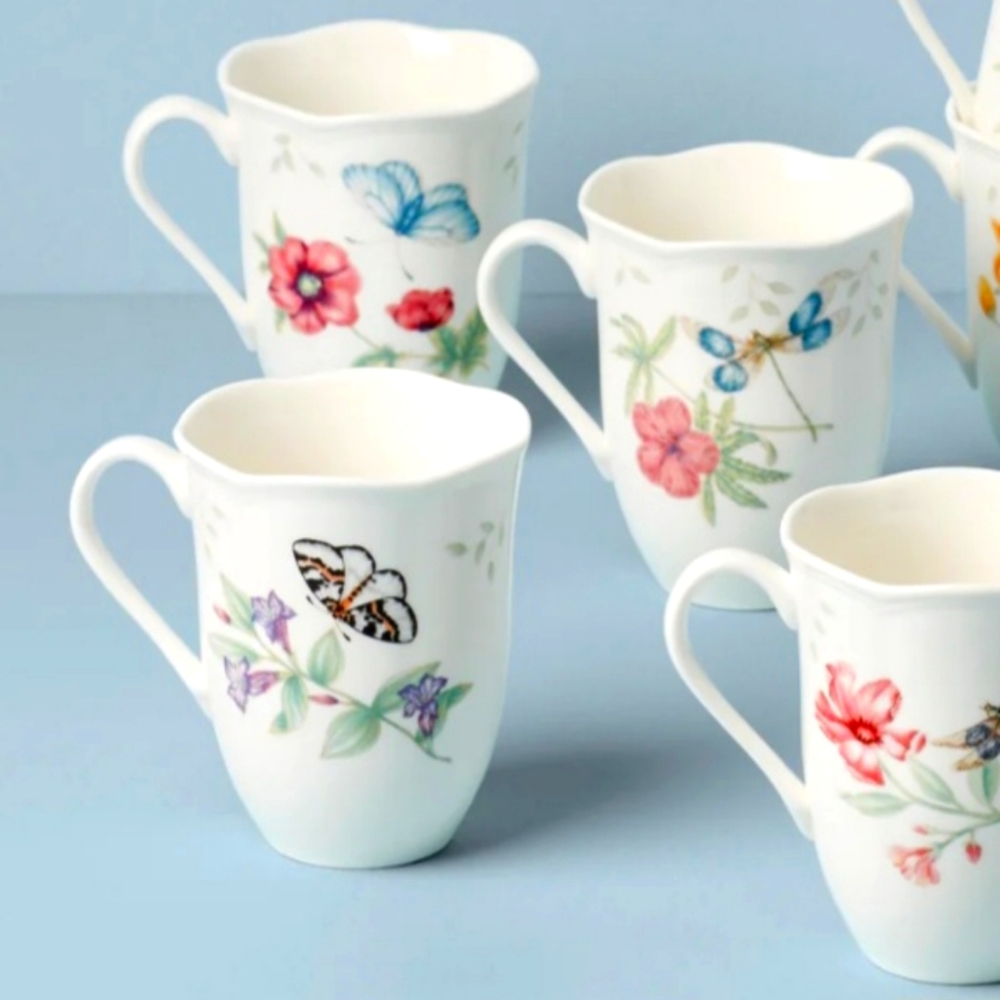 Lenox Butterfly Meadow tea cups